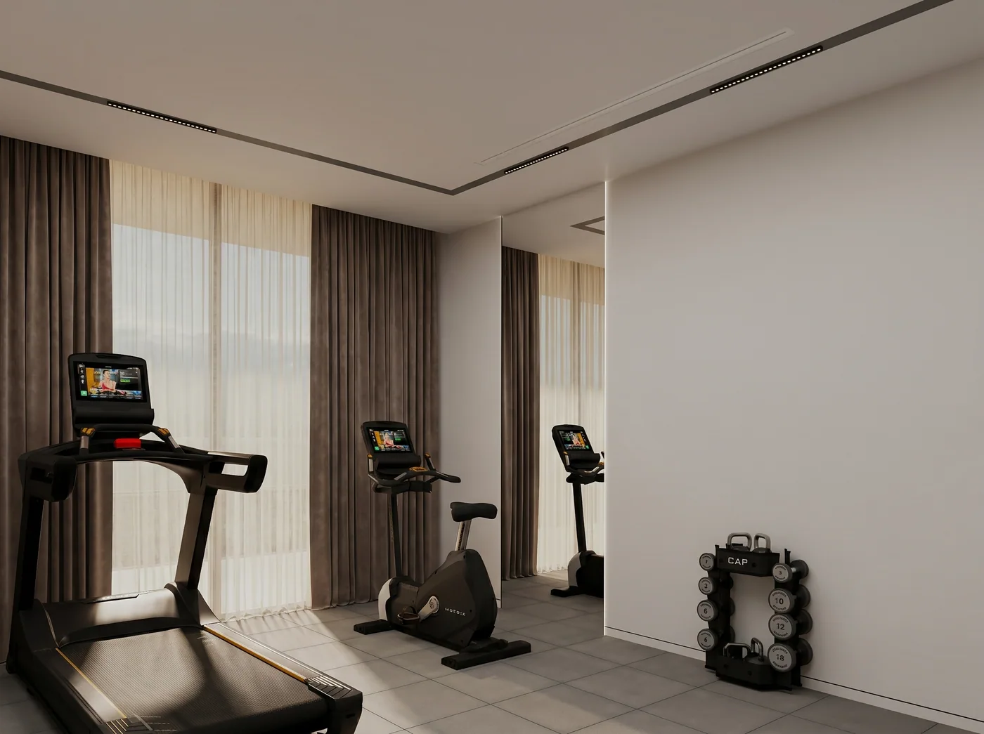 Marine club interior — GYM 02