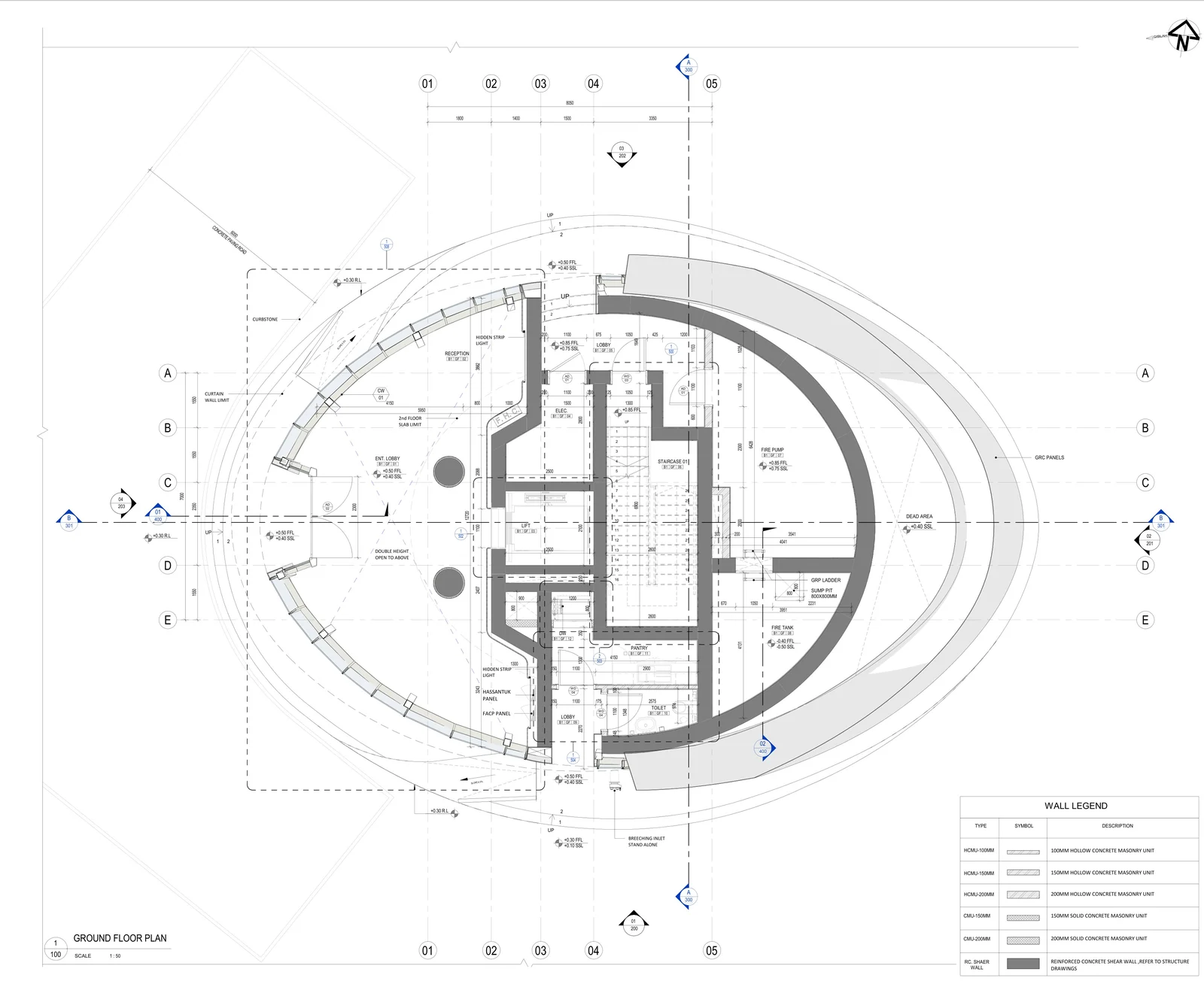 Ground Floor Plan  |  AR-100
